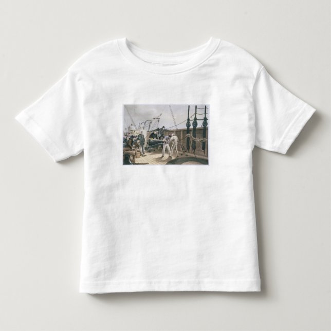 Verstärken des Kabels nach dem ersten Unfall auf Kleinkind T-shirt (Vorderseite)