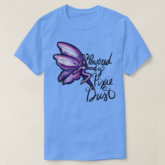 Verstärkt durch Pixie Staubspass T-Shirt (Design vorne)