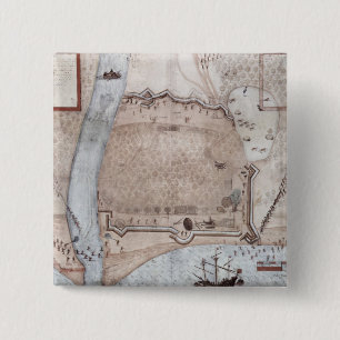 Verstärktes Lager, Puerto Rico Button