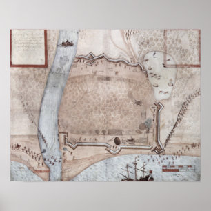 Verstärktes Lager, Puerto Rico Poster