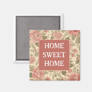 Verstaubte Florale Muse - Verstaubte Rose Salbei B Magnet