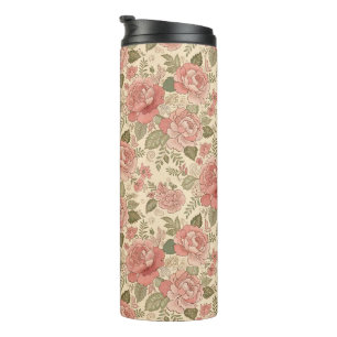 Verstaubte Florale Muse - Verstaubte Rosen-Salbei- Thermosbecher
