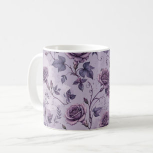 Verstaubte Lavendel-Rosa-Träumerische Farbtöne Flo Kaffeetasse