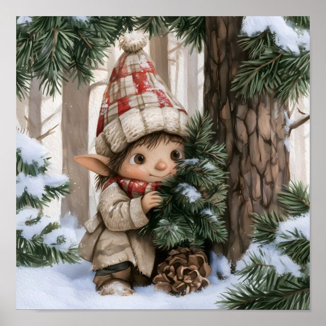 Versteck-Elf Poster (Vorne)
