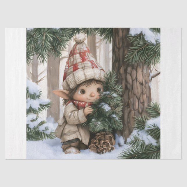 Versteck-Elf Seidenpapier (Vorderseite)
