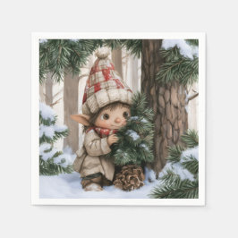 Versteck-Elf Serviette