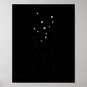 Verstecke deine magische Motivationsbotschaft nich Poster