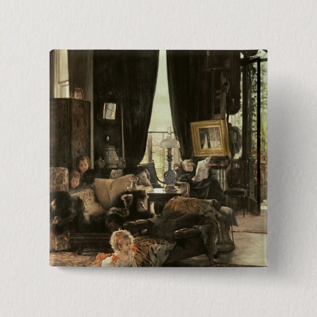 Verstecken James Tissots |, c.1880-82 Button (Vorderseite)