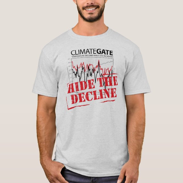 Verstecken Sie die Abnahme - Climategate T-Shirt (Vorderseite)