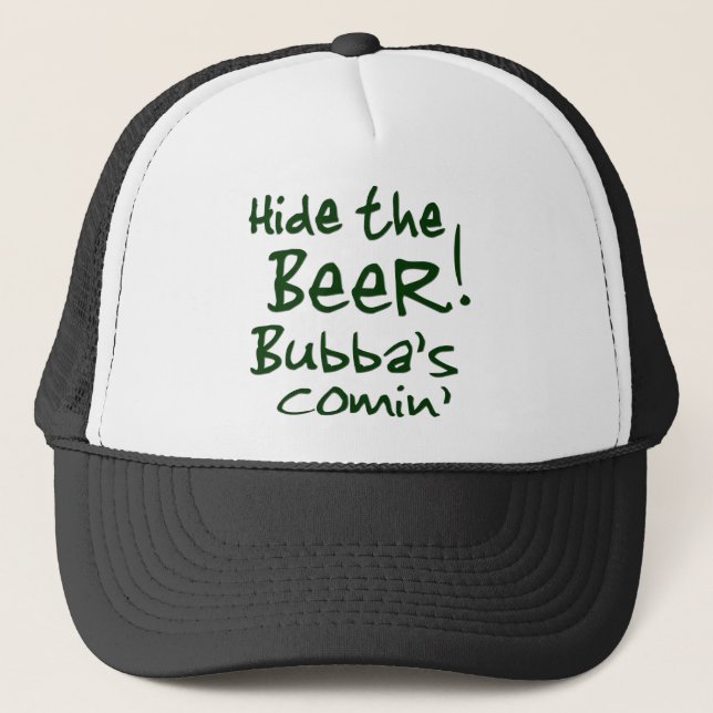 Verstecken Sie die des Bier Bubbas Comin Kappen (Vorderseite)