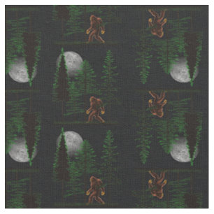 verstecken und nach Bigfoot im Wald suchen Stoff