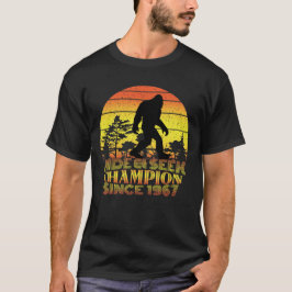 Verstecken-Weltmeister-T-Shirt, Bigfoot-Shirt T-Shirt