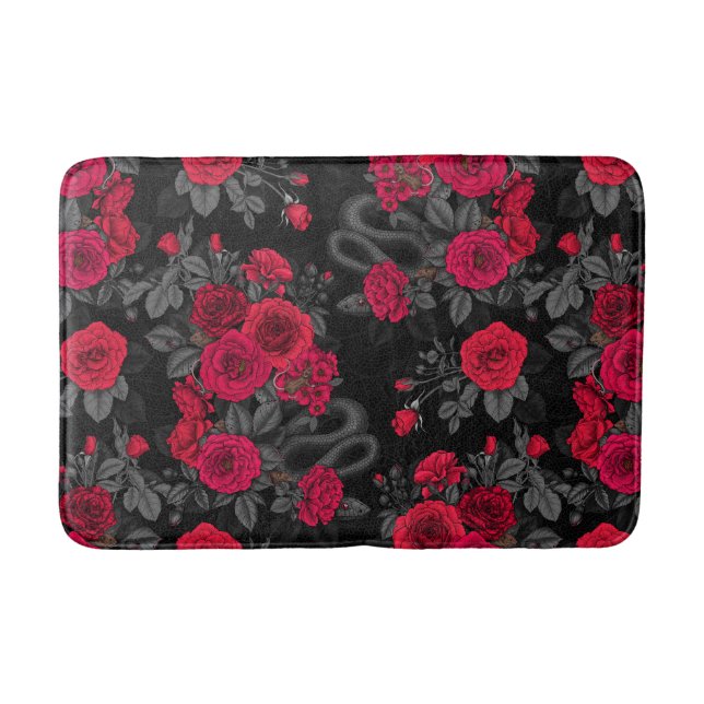 versteckt in den Rose Badematte (Vorderseite)