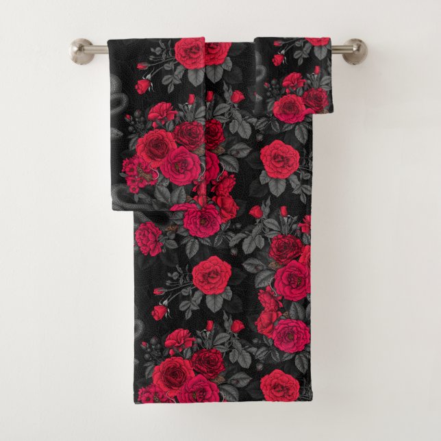 versteckt in den Rose Badhandtuch Set (Insitu)