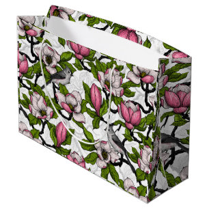 Versteckt in den Rose große Geschenktasche Geschenktüte