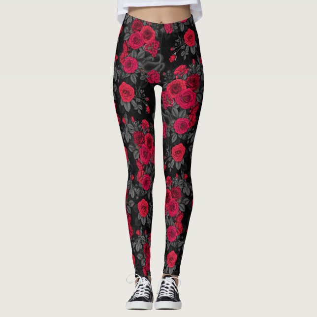 versteckt in den Rose Leggings (Vorderseite)