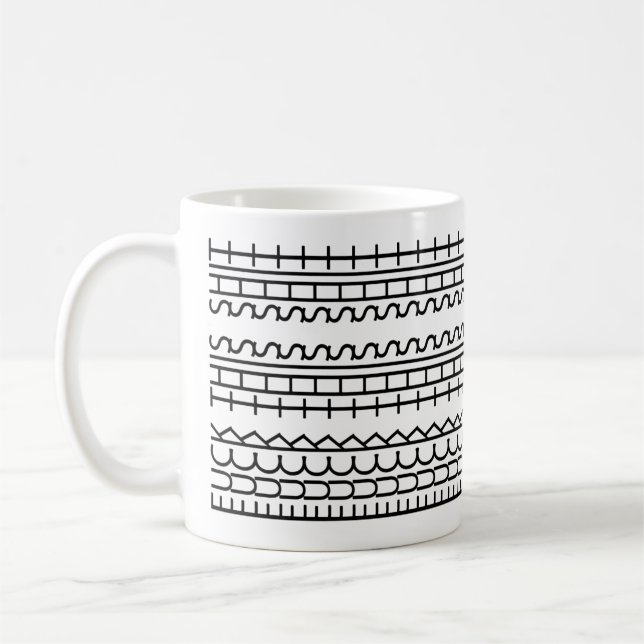 Versteckte Beleidigung Lustiger Kaffee Kaffeetasse (Links)