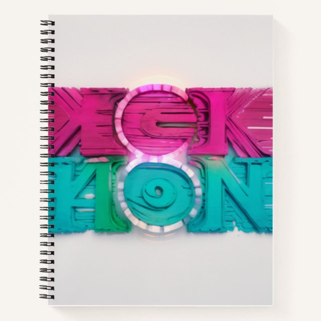 Versteckte Buchstaben finden Notizbuch (Vorderseite)