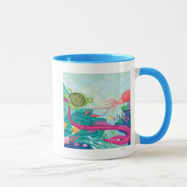 Versteckte Ozeanschätze Tasse (Rechts)