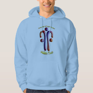 Versteckte Wahrheitsymbol-Kunst Hoodie