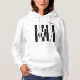 Versteckte Whiskys - optische Illusion Katzen Hoodie