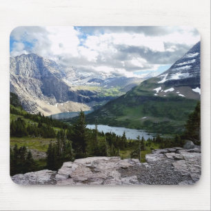 Versteckter See Blick Gletscher Nationalpark Monta Mousepad