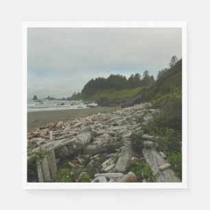 Versteckter Strand I im Redwood-Nationalpark Serviette