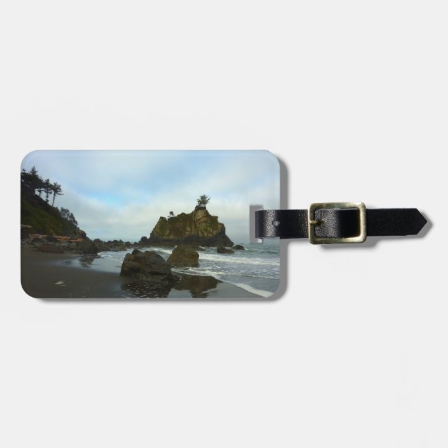 Versteckter Strand II im Redwood National Park Gepäckanhänger (Vorderseite horizontal)