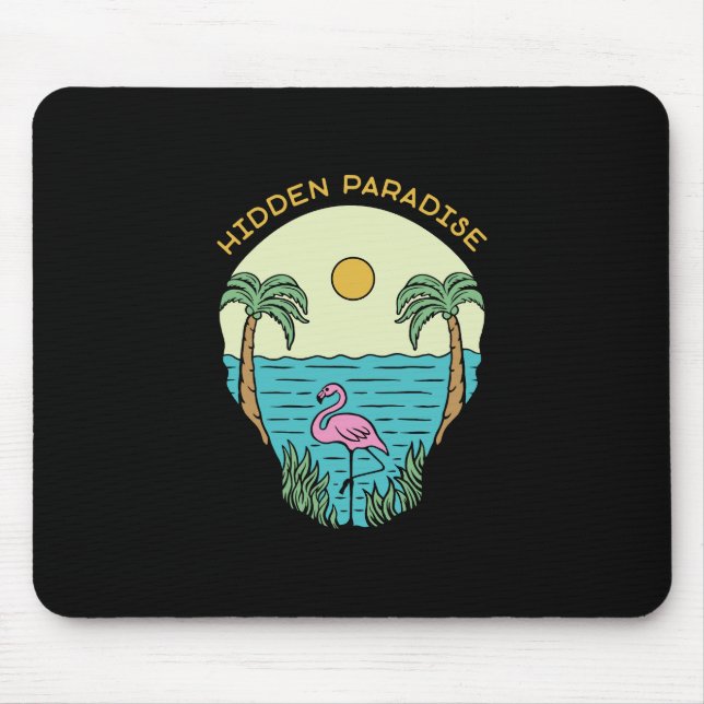 Verstecktes Paradies Mousepad (Vorne)