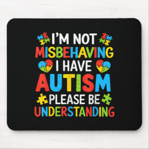 Verstehe Autismus Autistische Jungen Kind Mousepad