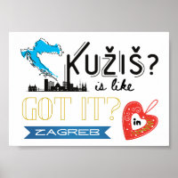 Verstehst du? Zagreb Kroatien