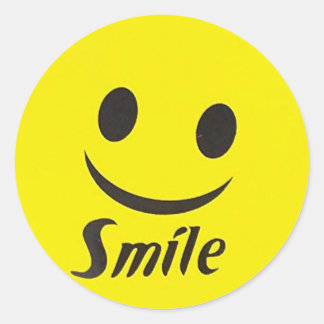 versteift runder aufkleber