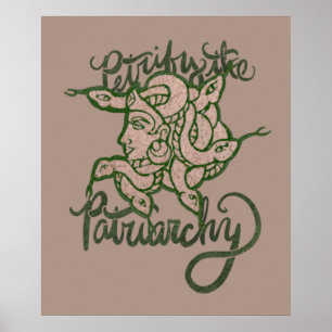 Versteinere das Patriarchat Poster