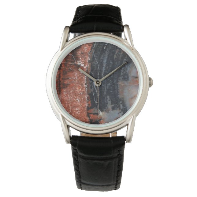 versteinerte Holzüberwachung Armbanduhr (Vorderseite)