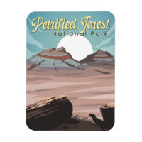 Versteinerter Forest National Park Illustration Tr
