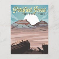 Versteinerter Forest National Park Illustration Tr