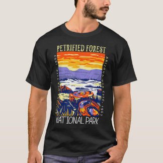 Versteinerter Wald Nationalpark Arizona Abgenutzt T-Shirt