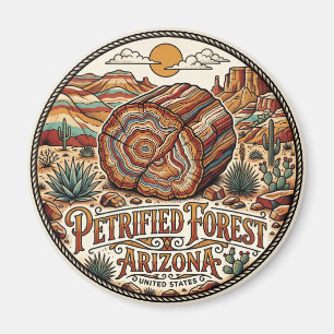 Versteinerter Wald Nationalpark Arizona Magnet