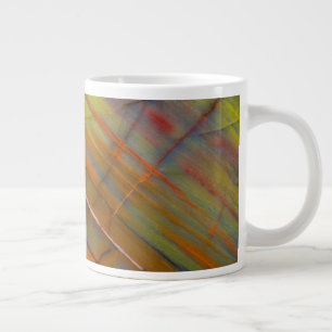 Versteinertes gelbes Holz Jumbo-Tasse