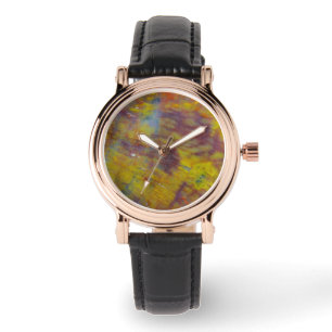 versteinertes Holz Armbanduhr