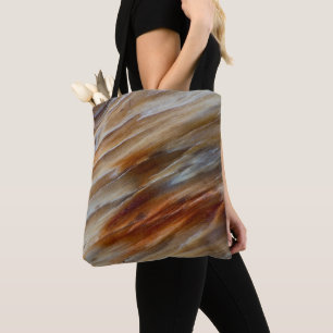 Versteinertes Holz mit unebener Oberfläche Tasche