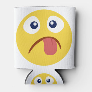 Verstopfte Tongue Emojia Dosenkühler