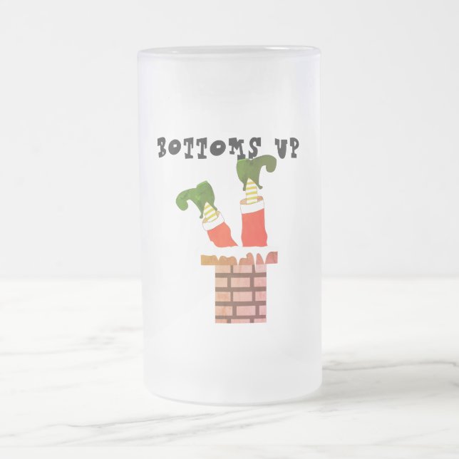 Verstopfung Mattglas Bierglas (Mittel)