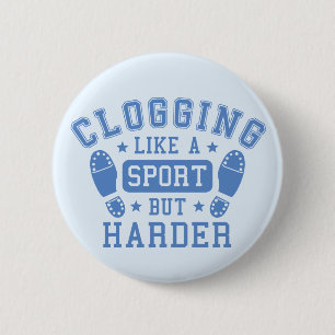 Verstopfung: Wie ein Sport aber stark Blau Button