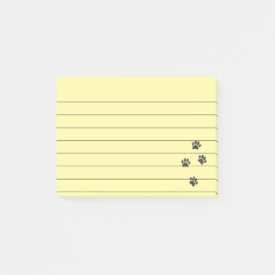 Verstörte Hundespeicher, 4x3 geflochten Post-it Klebezettel