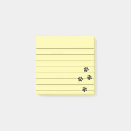 Verstörte Hundspuckspuren, 3x3 geflochten Post-it Klebezettel