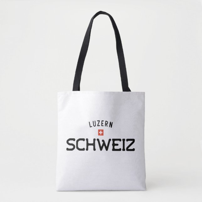 Verstörte Luzern Schweiz (Luzerne Schweiz) Tasche (Vorderseite)