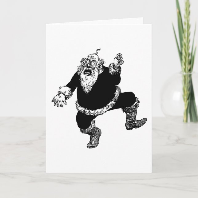 Verstörtes Crazy Angry Vintage Weihnachten (Vorderseite)