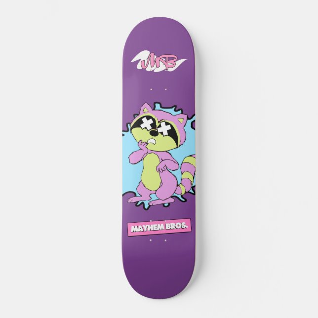 VERSTÜMMELUNG DER WASCHBÄR SKATEBOARD (Vorderseite)