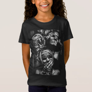 Verstummte Schatten: Abstrakte Gesichter T-Shirt